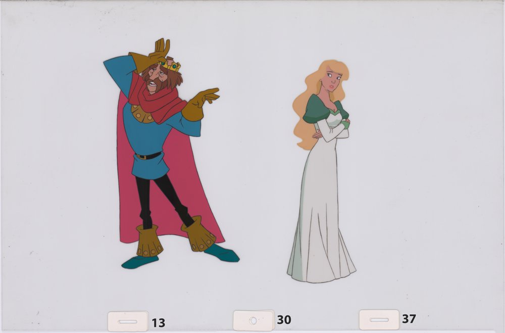 Art Cel Rothbart & Odette (Sequence 13-30) | Celluloid Art The Swan ...
