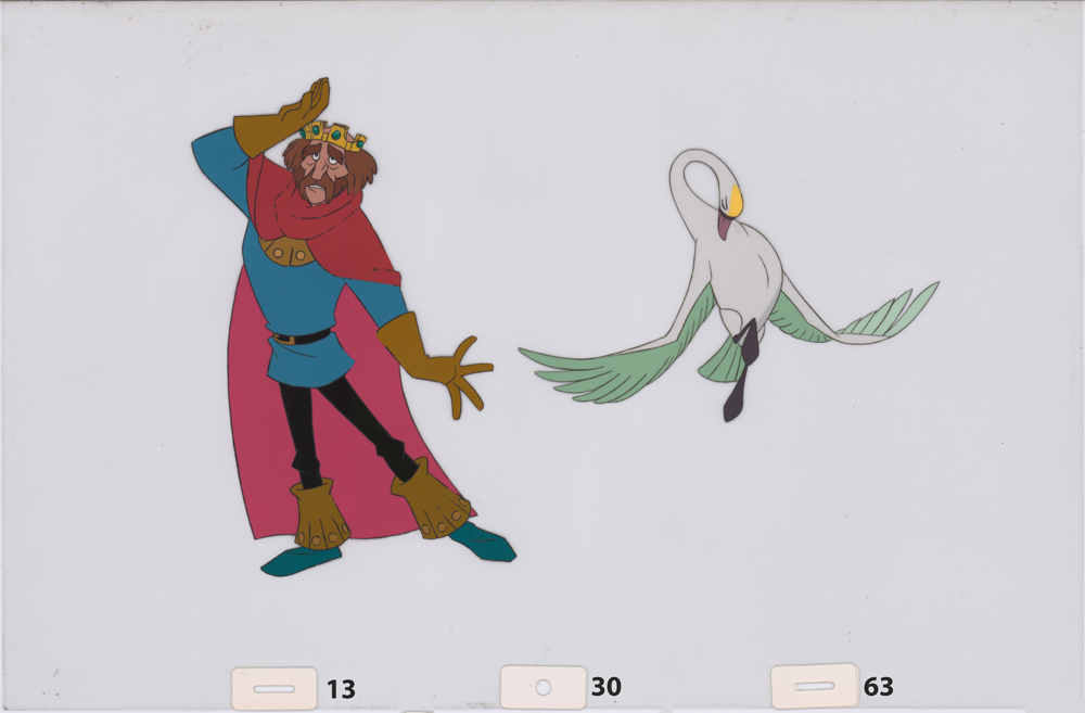Art Cel Rothbart & Odette (Sequence 13-30) | Celluloid Art The Swan ...