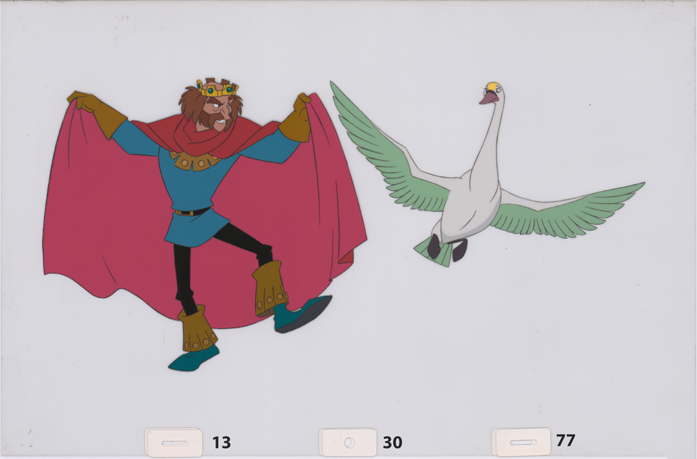 Art Cel Rothbart & Odette (Sequence 13-30) | Celluloid Art The Swan ...