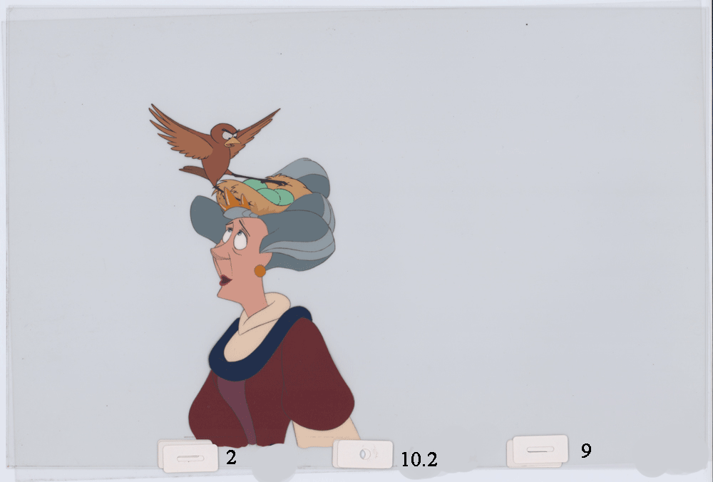 Swan Princess Celluloid Original Hand-Painted Animated Art Cel