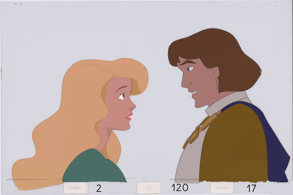 Swan Princess Celluloid Original Hand-Painted Animated Art Cel