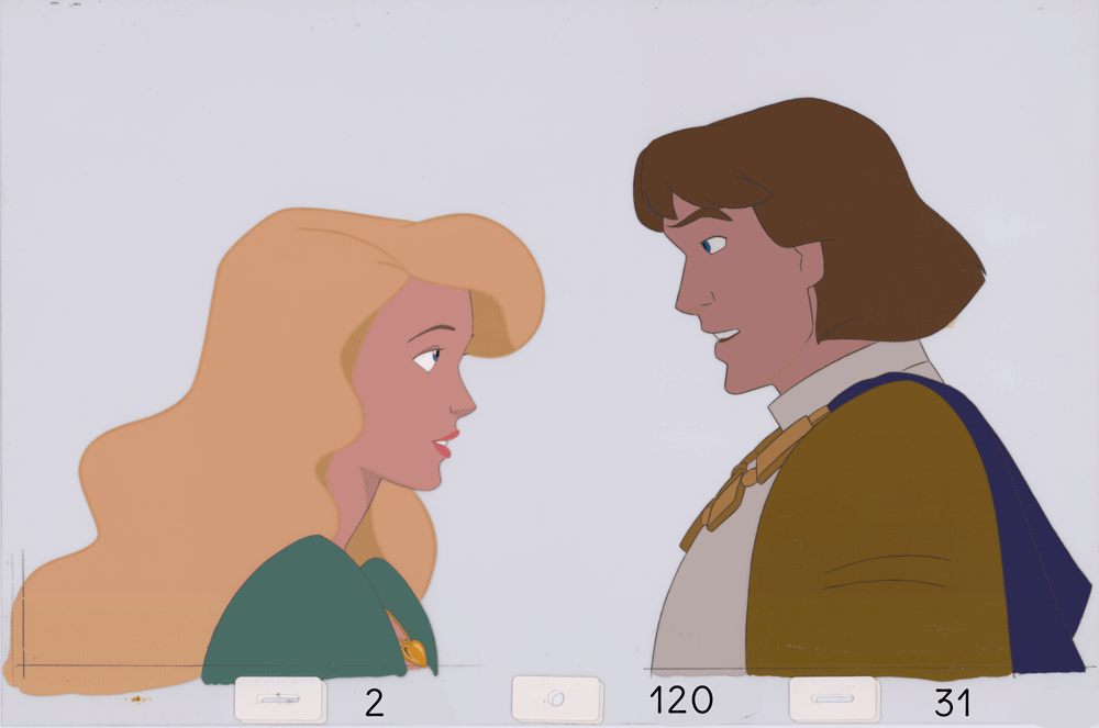 Swan Princess Celluloid Original Hand-Painted Animated Art Cel