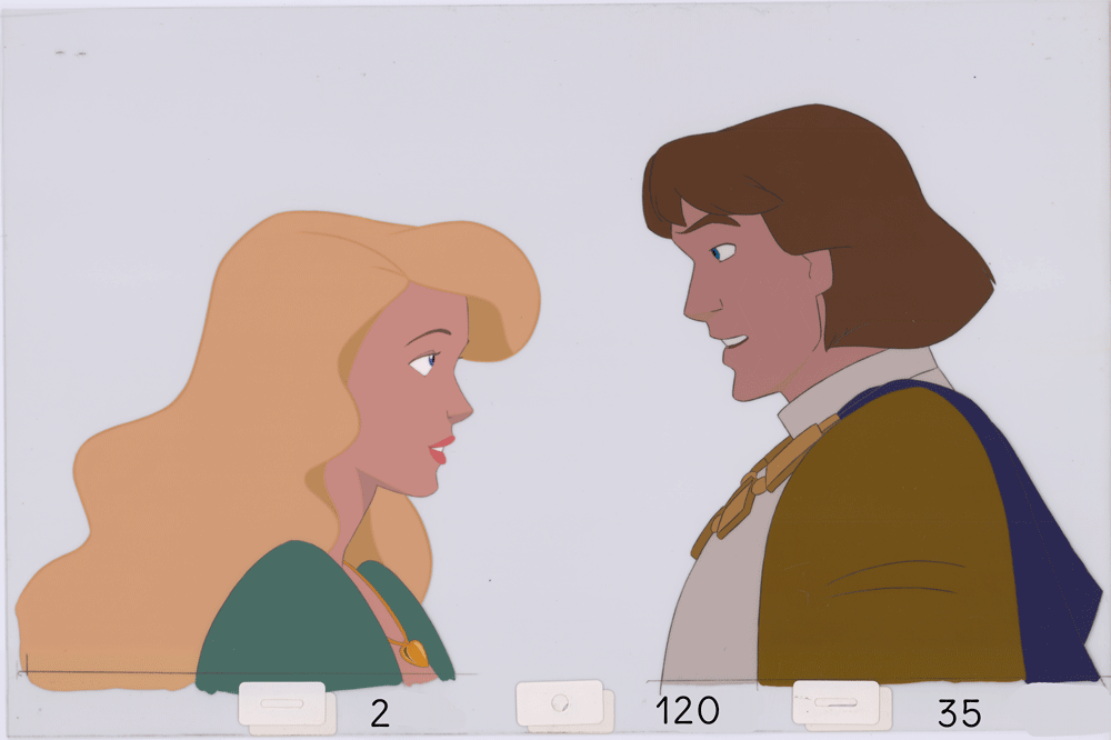 Swan Princess Celluloid Original Hand-Painted Animated Art Cel