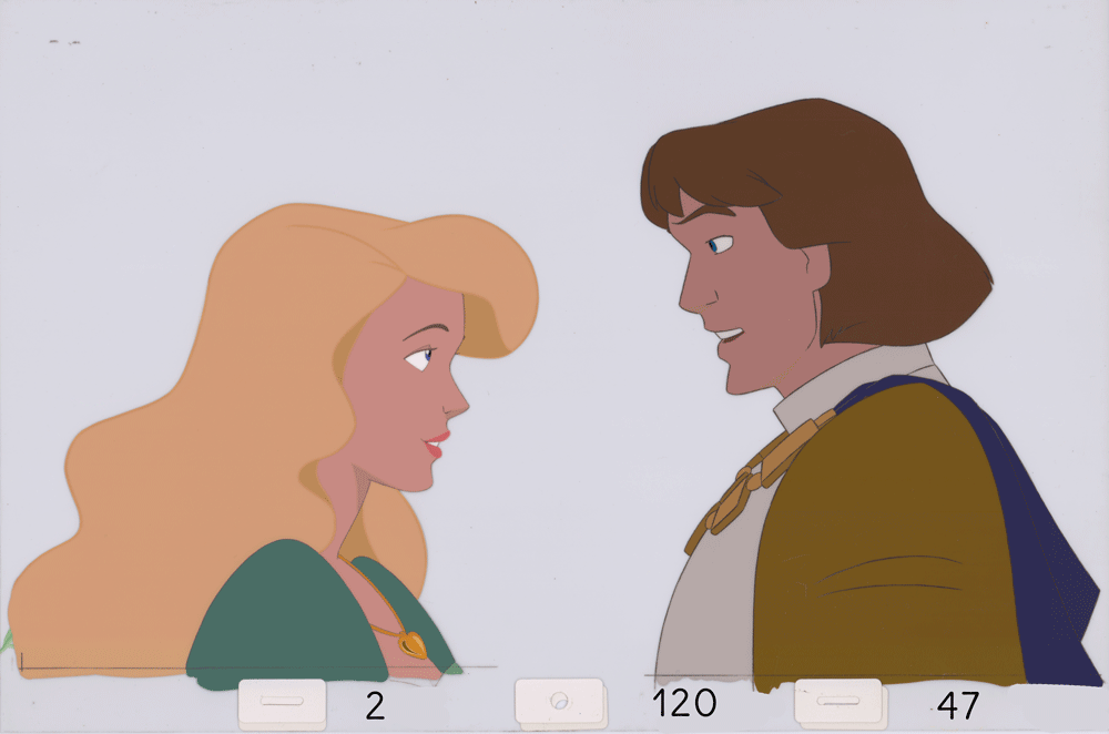 Swan Princess Celluloid Original Hand-Painted Animated Art Cel