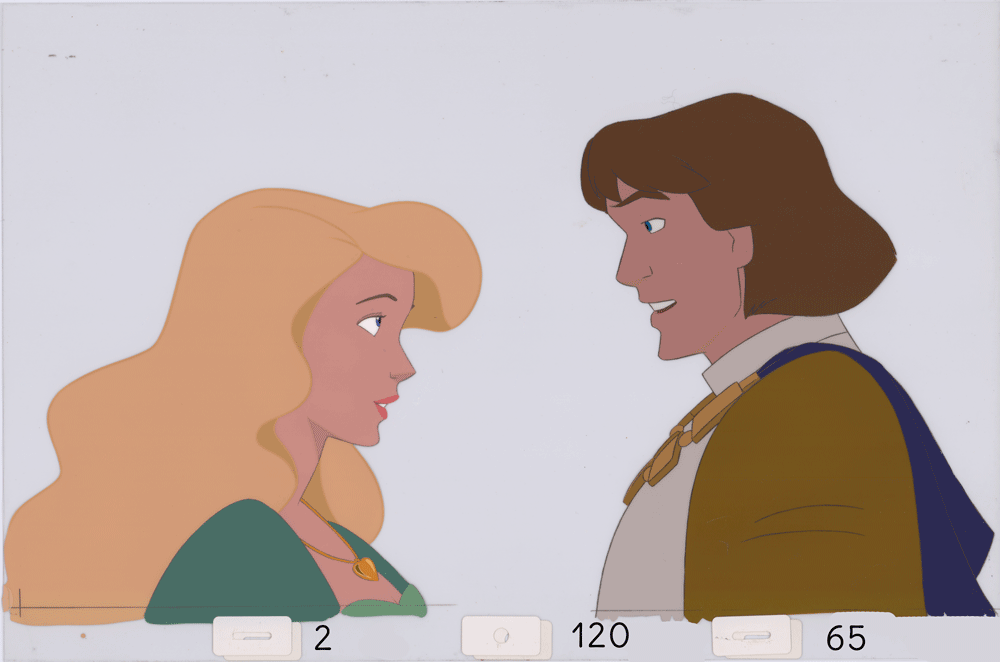 Swan Princess Celluloid Original Hand-Painted Animated Art Cel