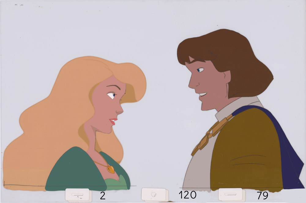 Swan Princess Celluloid Original Hand-Painted Animated Art Cel