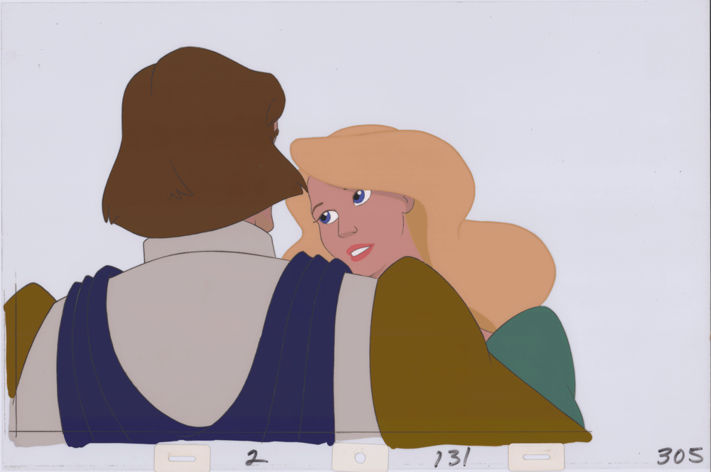 Swan Princess Celluloid Original Hand-Painted Animated Art Cel