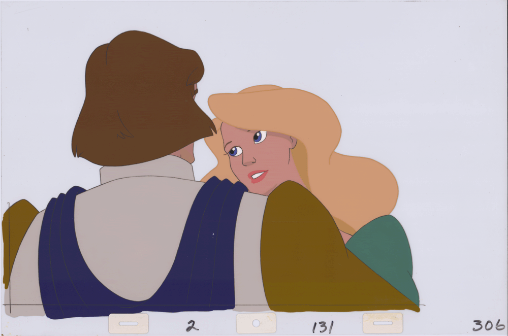 Swan Princess Celluloid Original Hand-Painted Animated Art Cel