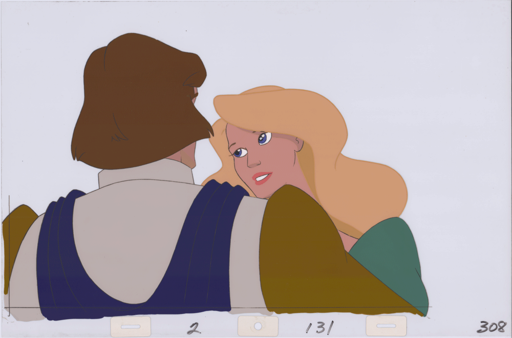Swan Princess Celluloid Original Hand-Painted Animated Art Cel