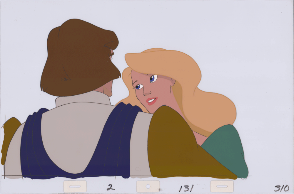 Swan Princess Celluloid Original Hand-Painted Animated Art Cel