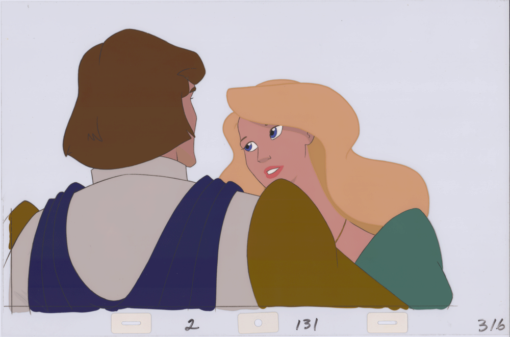 Swan Princess Celluloid Original Hand-Painted Animated Art Cel