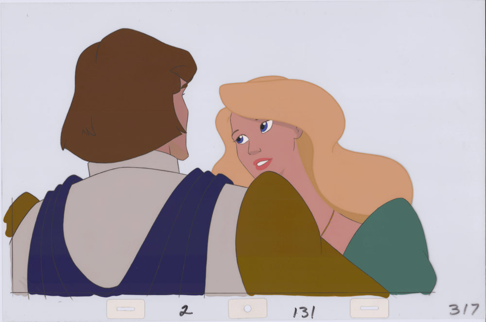 Swan Princess Celluloid Original Hand-Painted Animated Art Cel