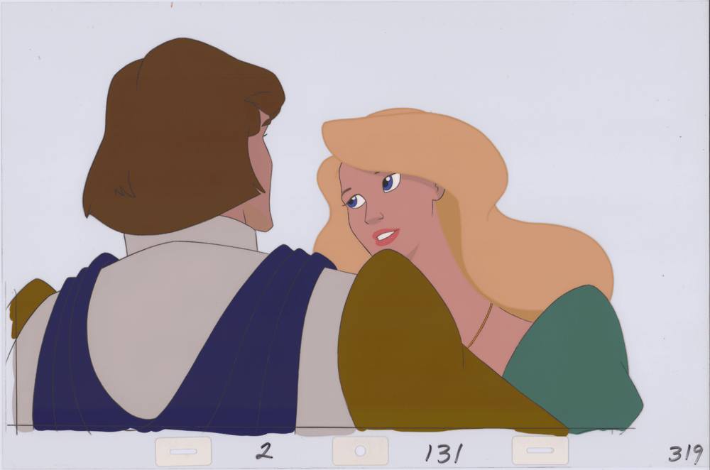 Swan Princess Celluloid Original Hand-Painted Animated Art Cel