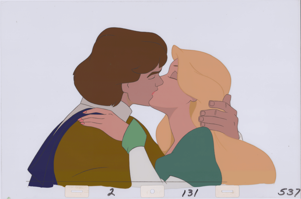 Swan Princess Celluloid Original Hand-Painted Animated Art Cel
