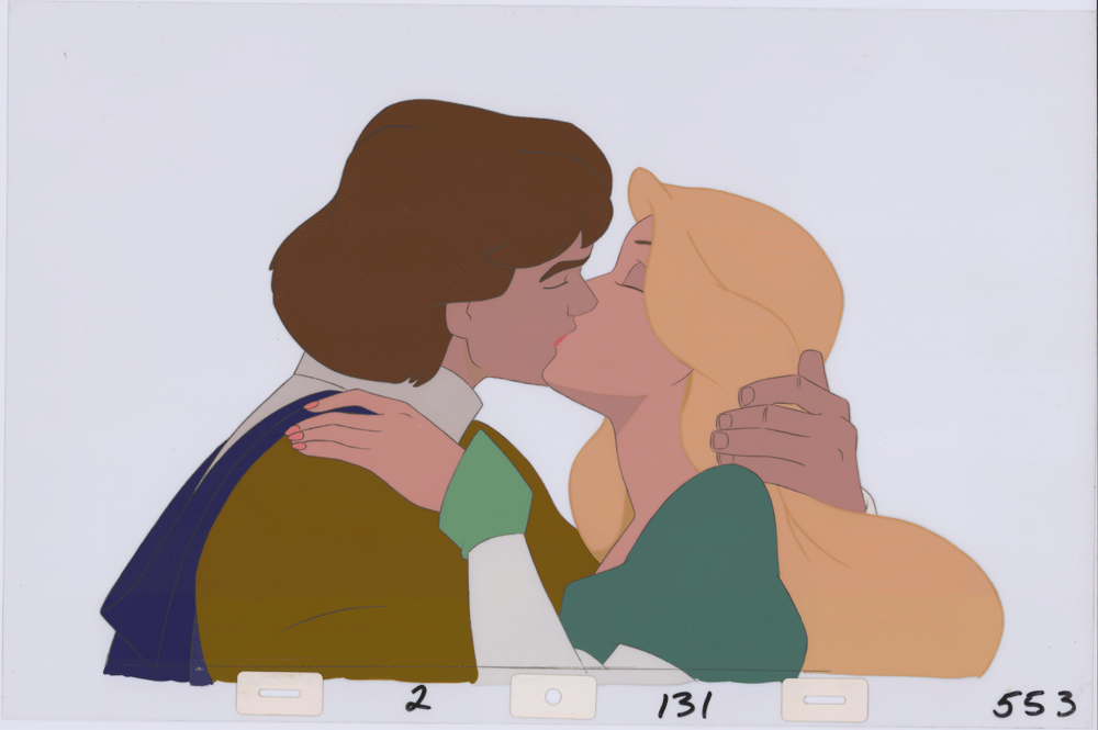Swan Princess Celluloid Original Hand-Painted Animated Art Cel