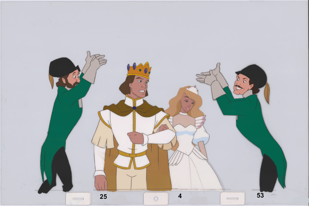 Swan Princess Celluloid Original Hand-Painted Animated Art Cel
