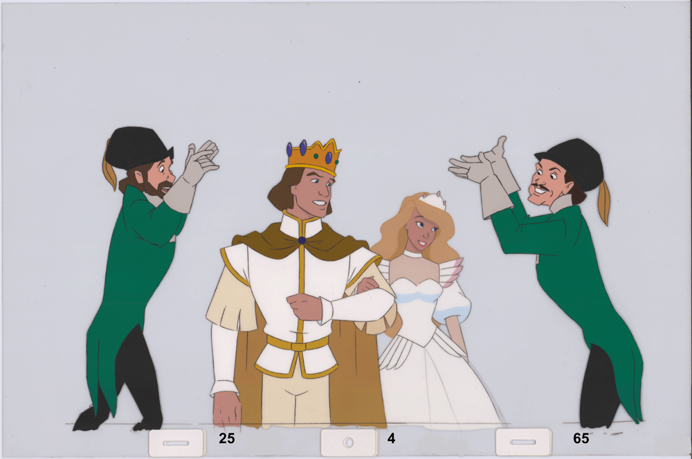 Swan Princess Celluloid Original Hand-Painted Animated Art Cel