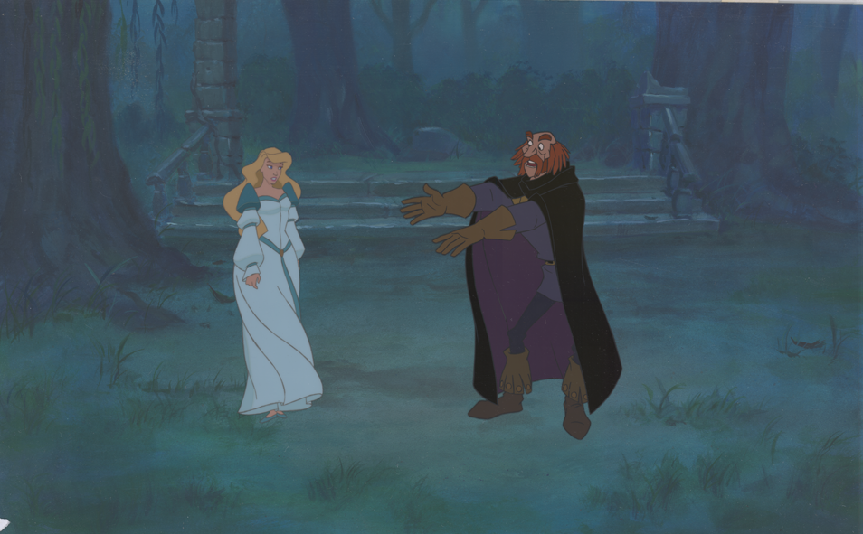 Art Cel Odette and Rothbart (Sequence 3-69) | Swan Princess – The Swan ...