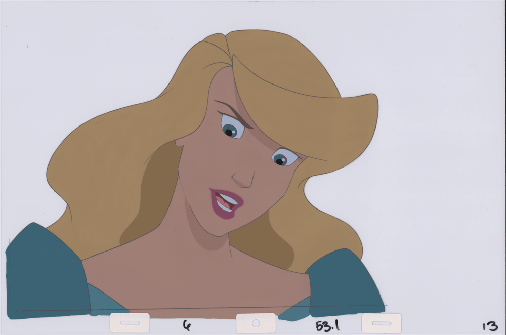 Swan Princess Celluloid Original Hand-Painted Animated Art Cel