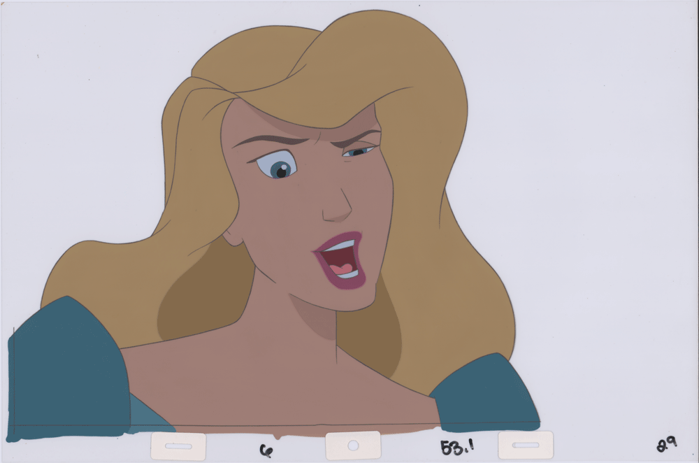 Swan Princess Celluloid Original Hand-Painted Animated Art Cel