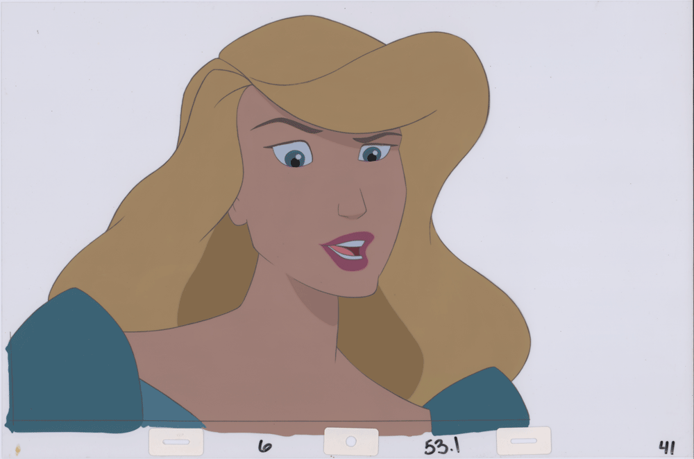 Swan Princess Celluloid Original Hand-Painted Animated Art Cel