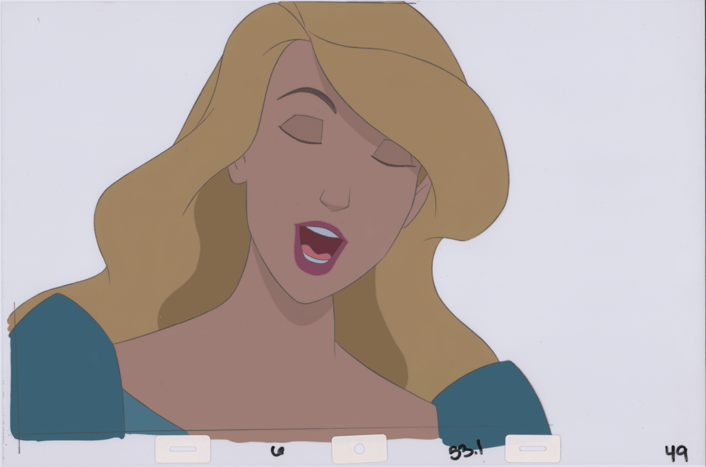 Swan Princess Celluloid Original Hand-Painted Animated Art Cel
