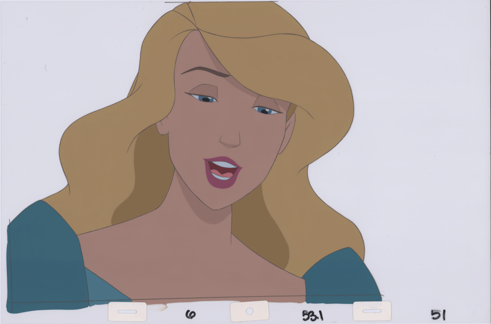 Swan Princess Celluloid Original Hand-Painted Animated Art Cel