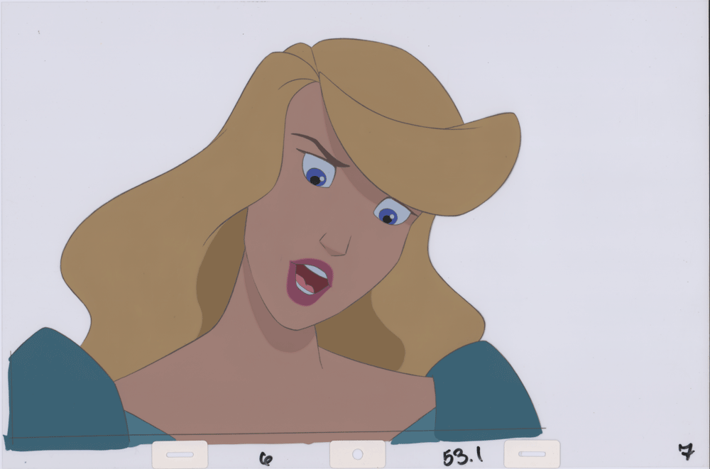Swan Princess Celluloid Original Hand-Painted Animated Art Cel