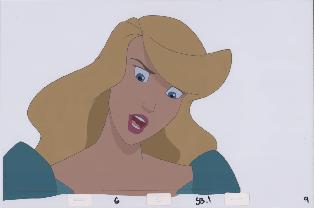 Swan Princess Celluloid Original Hand-Painted Animated Art Cel