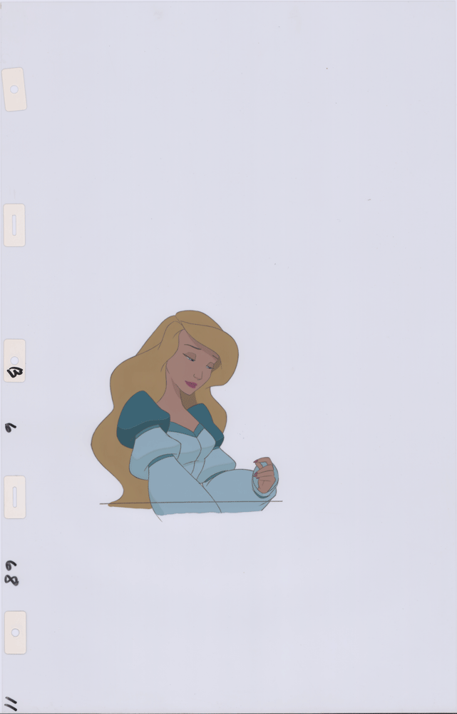 Swan Princess Celluloid Original Hand-Painted Animated Art Cel