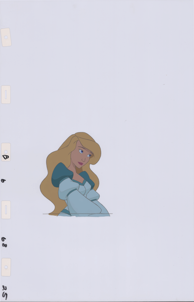 Swan Princess Celluloid Original Hand-Painted Animated Art Cel