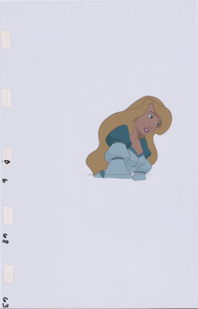 Swan Princess Celluloid Original Hand-Painted Animated Art Cel