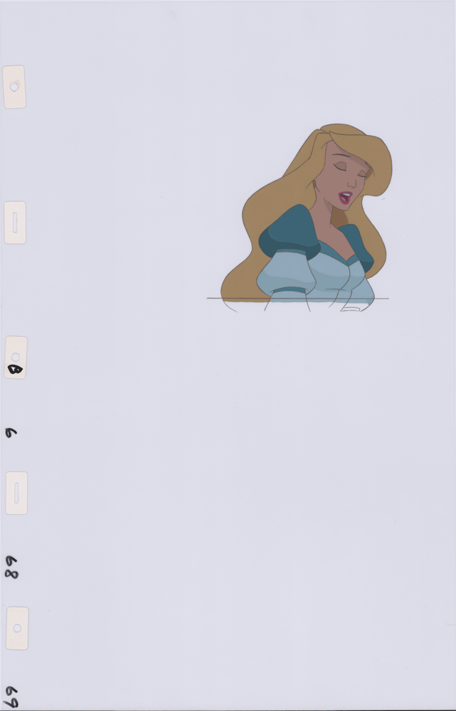 Swan Princess Celluloid Original Hand-Painted Animated Art Cel