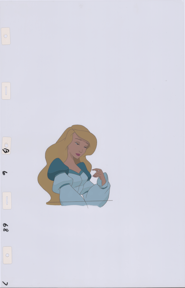 Swan Princess Celluloid Original Hand-Painted Animated Art Cel