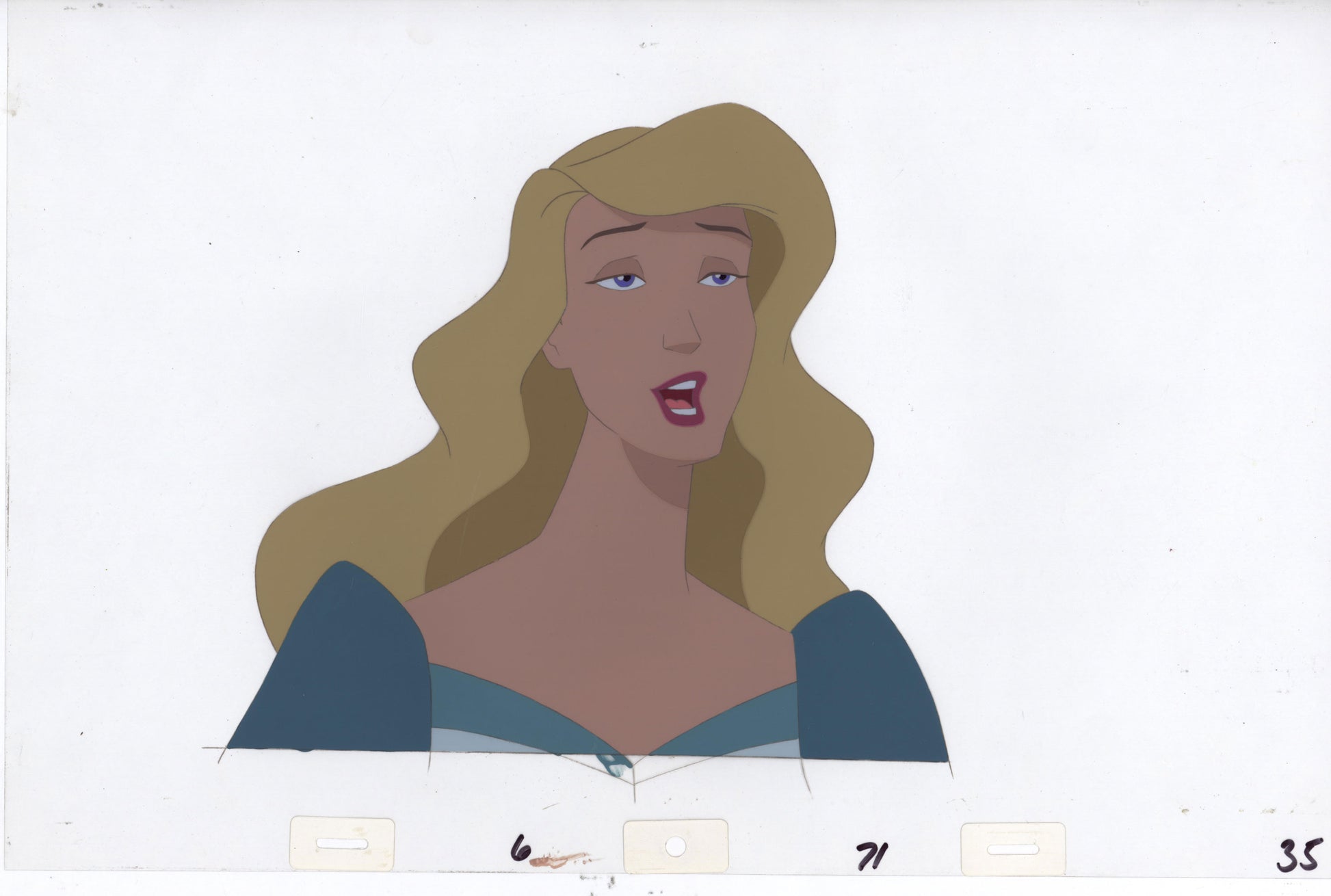 Swan Princess Celluloid Original Hand-Painted Animated Art Cel