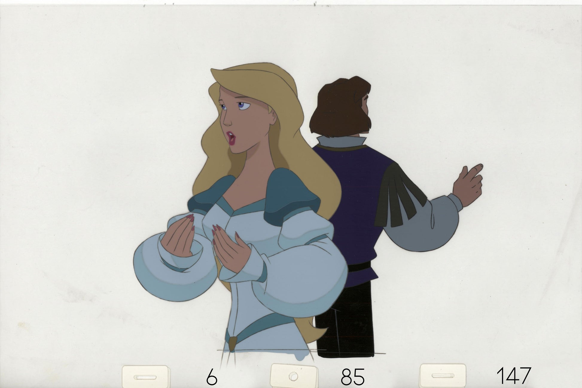 Swan Princess Celluloid Original Hand-Painted Animated Art Cel