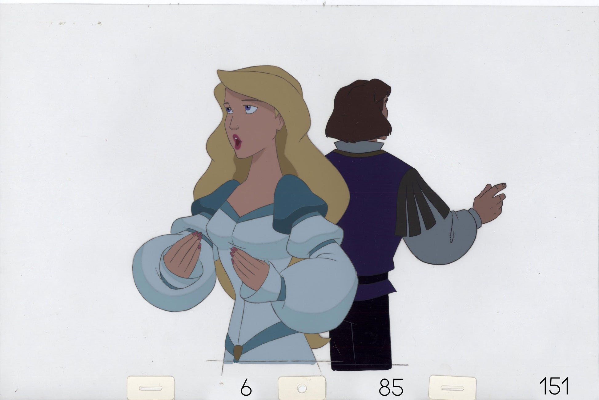 Swan Princess Celluloid Original Hand-Painted Animated Art Cel