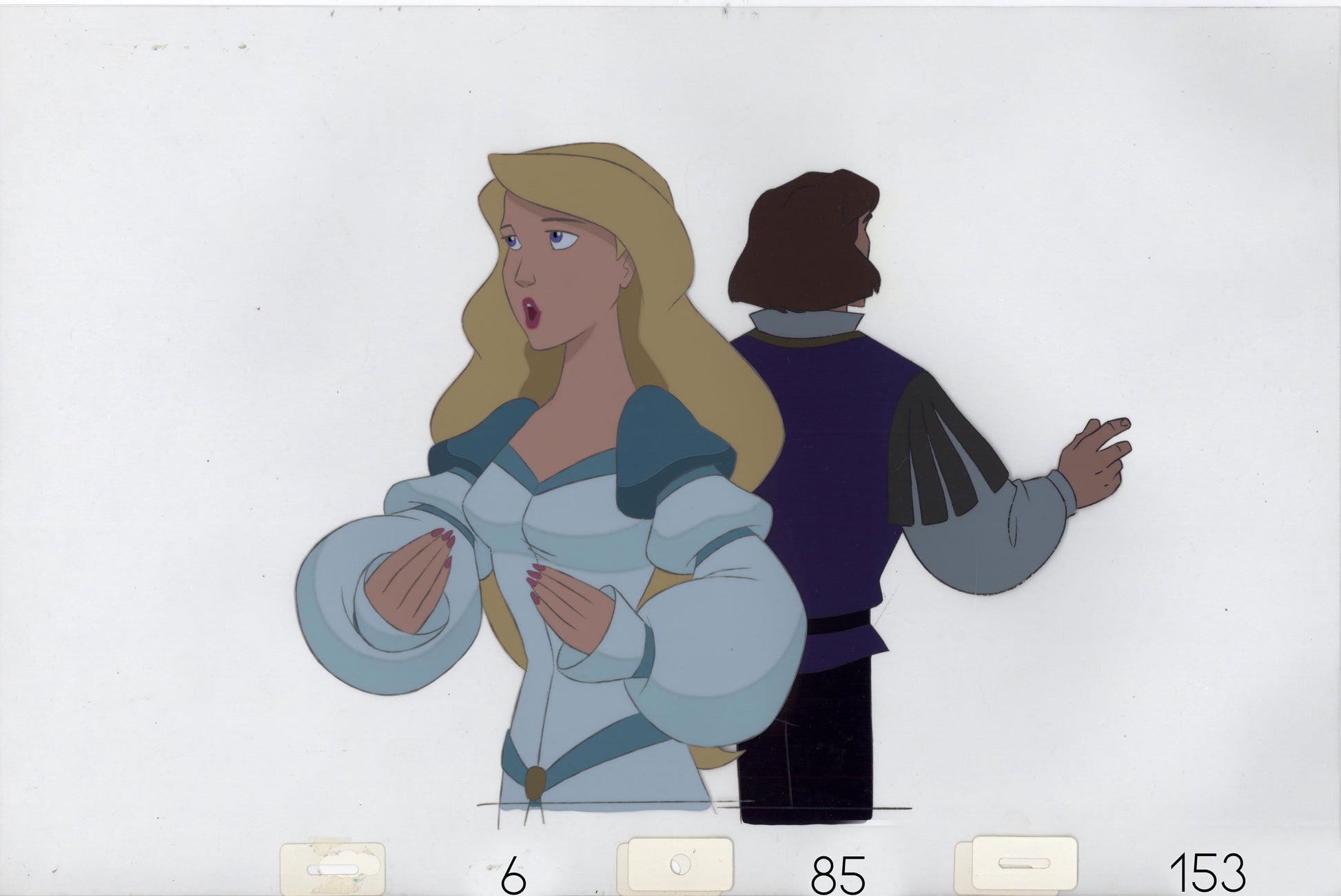Swan Princess Celluloid Original Hand-Painted Animated Art Cel
