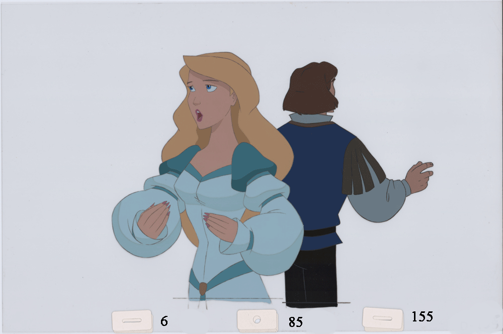 Swan Princess Celluloid Original Hand-Painted Animated Art Cel