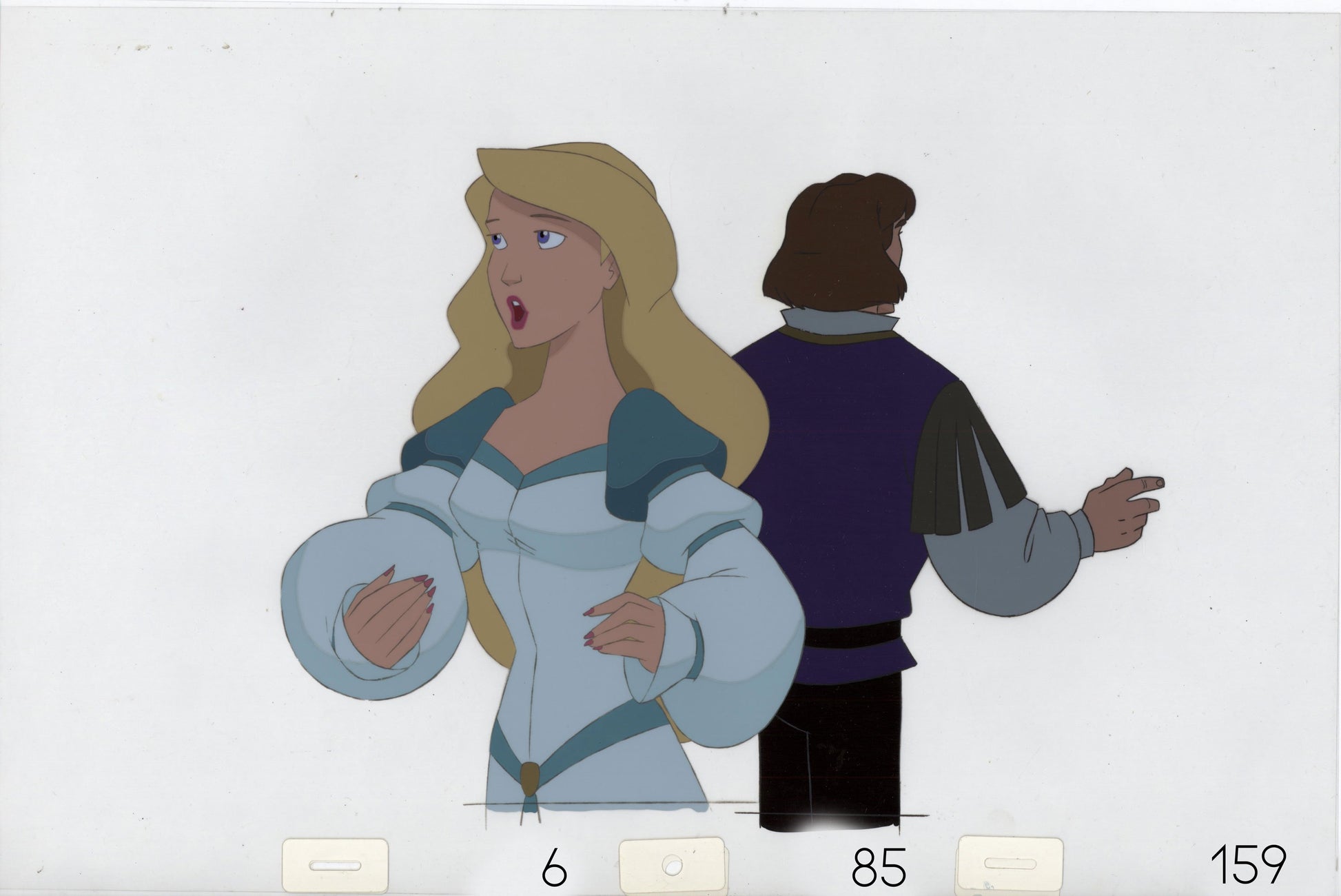 Swan Princess Celluloid Original Hand-Painted Animated Art Cel