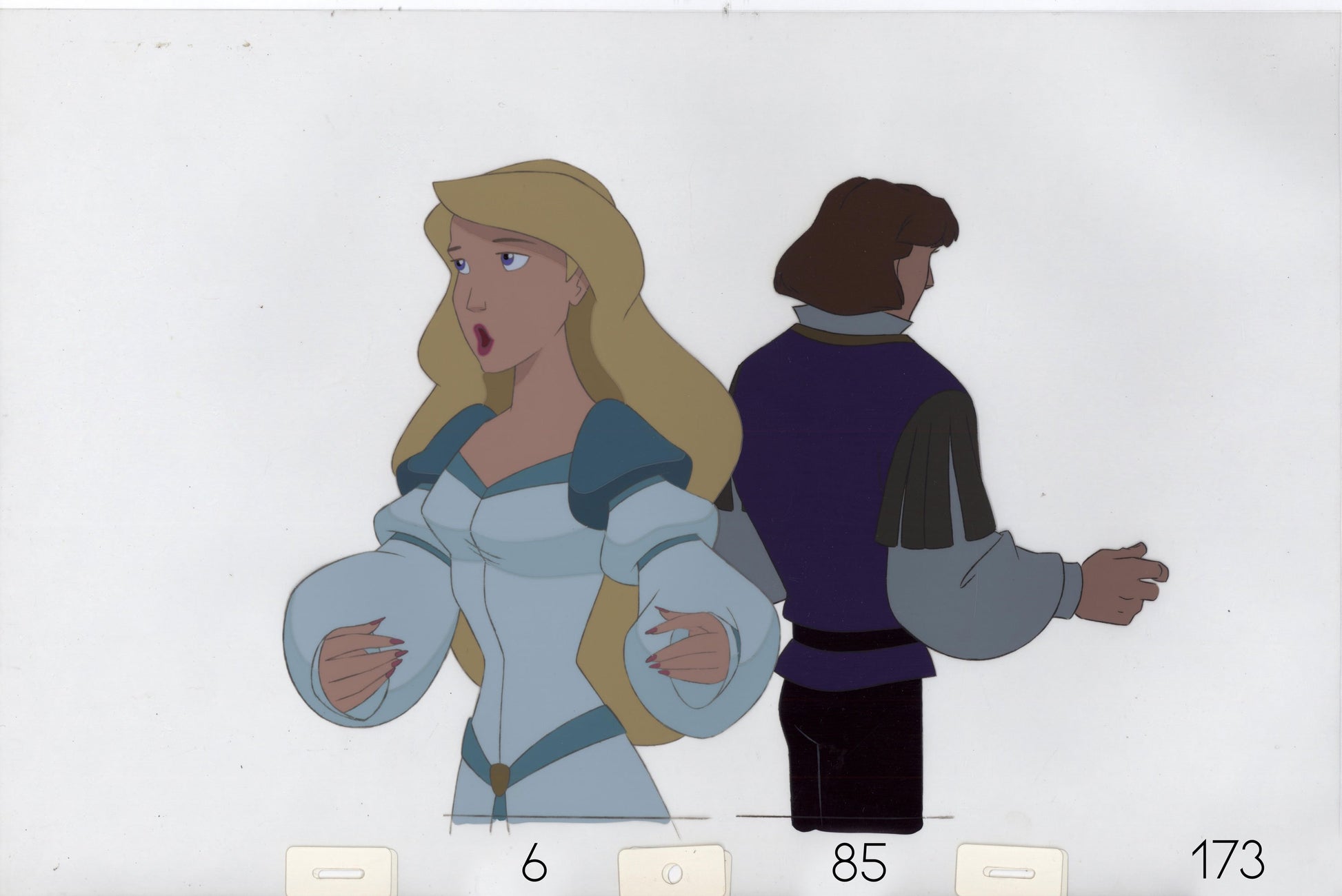 Swan Princess Celluloid Original Hand-Painted Animated Art Cel