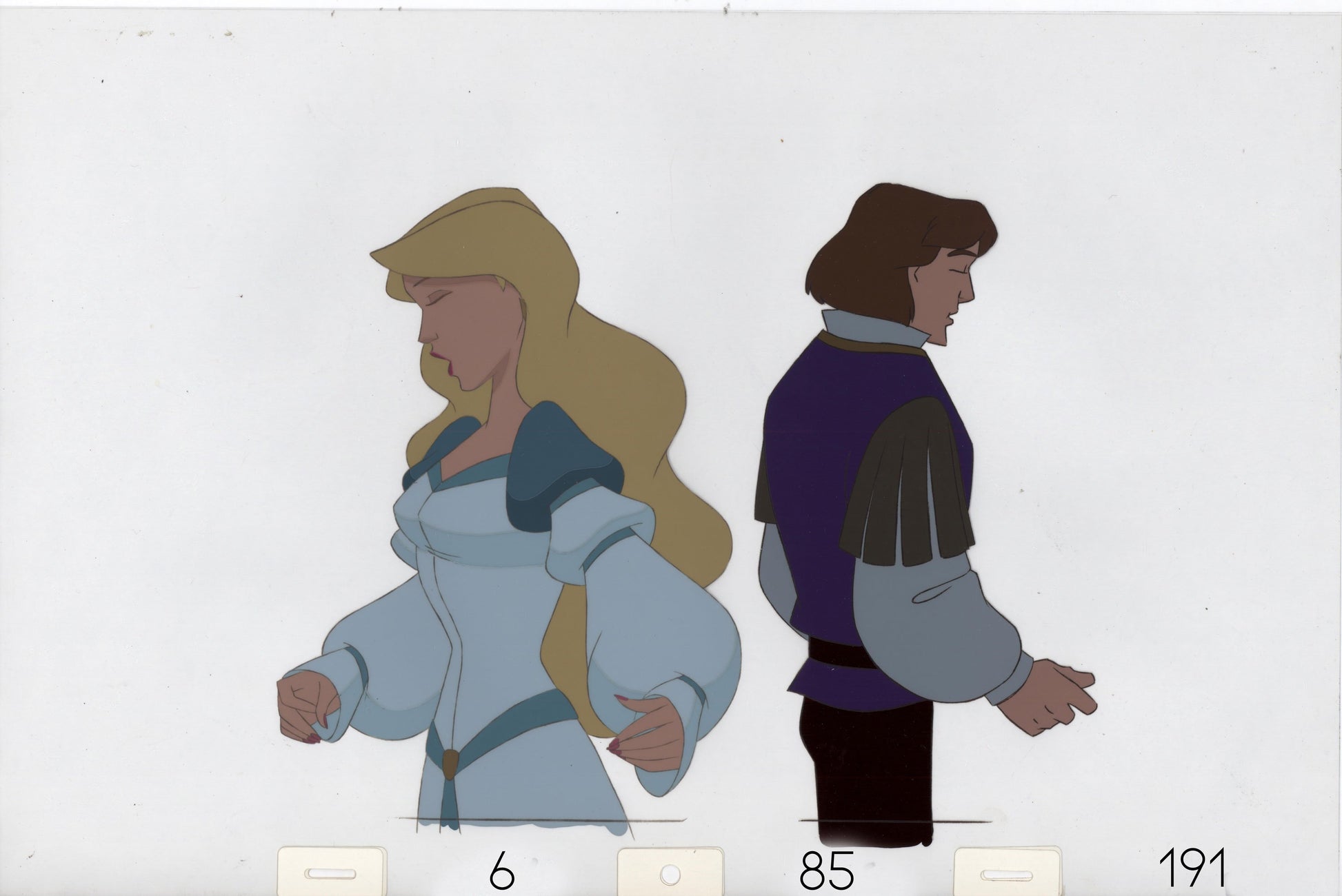 Swan Princess Celluloid Original Hand-Painted Animated Art Cel