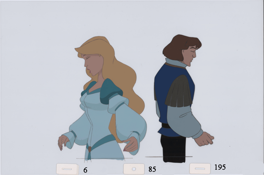 Swan Princess Celluloid Original Hand-Painted Animated Art Cel