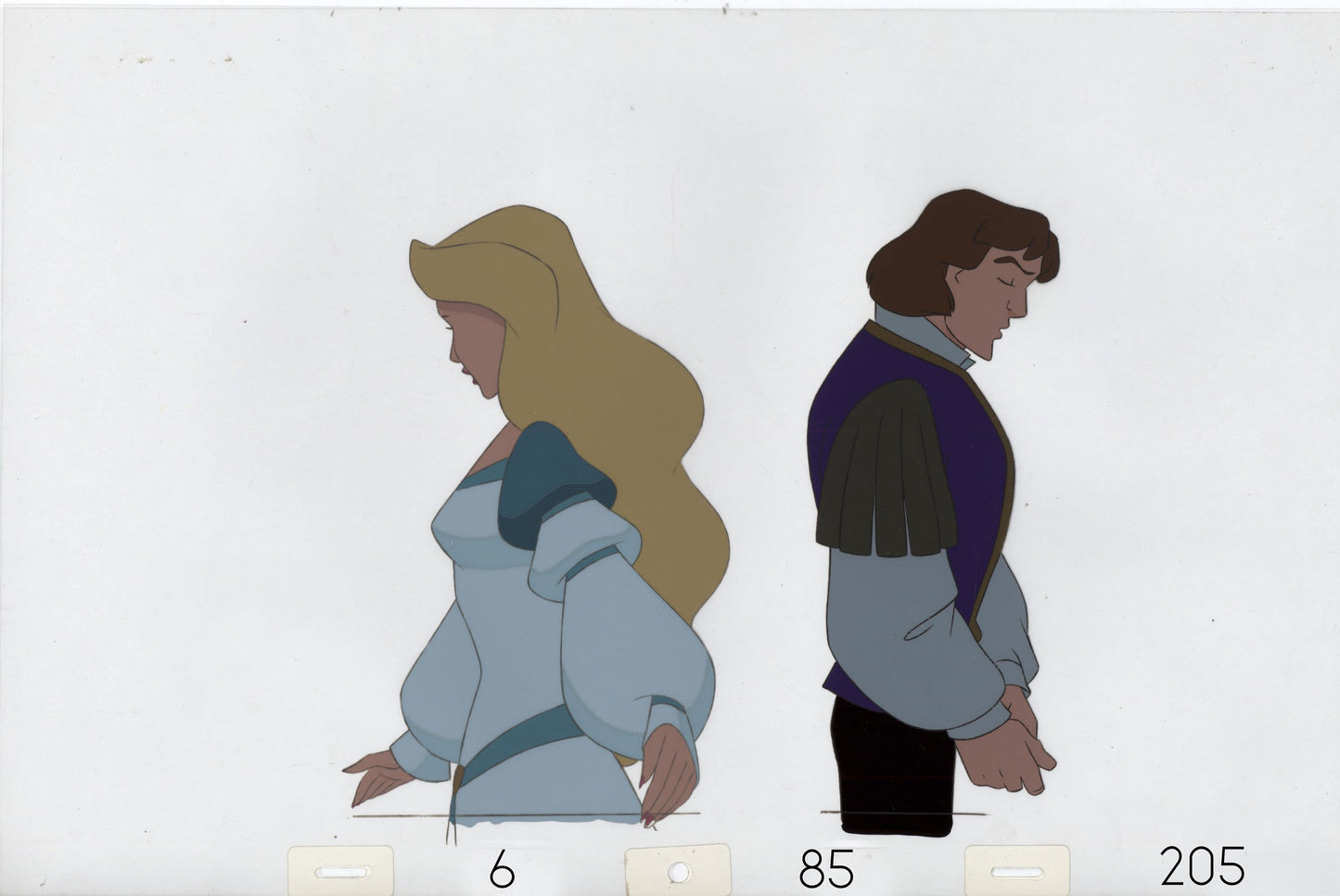 Swan Princess Celluloid Original Hand-Painted Animated Art Cel