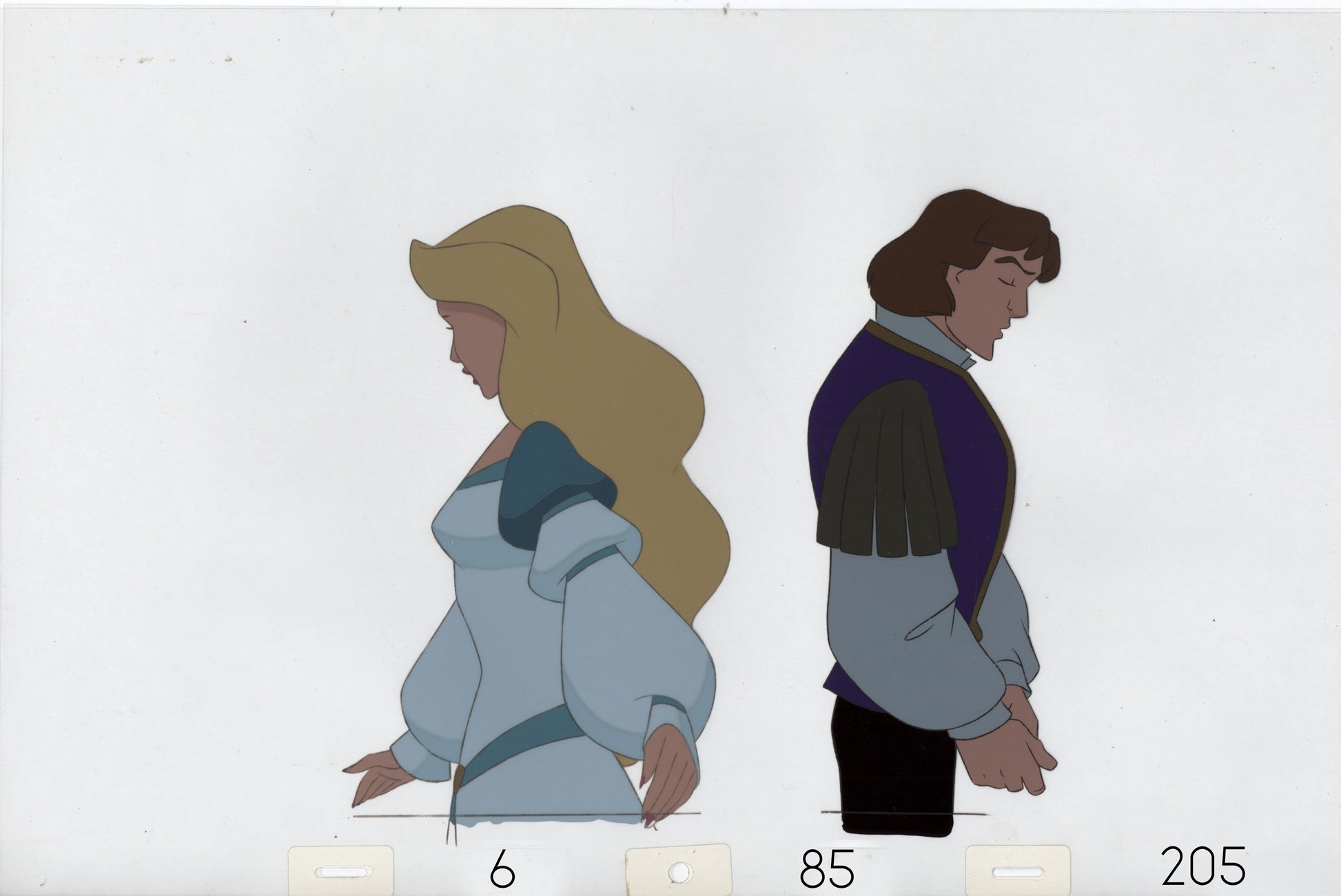 Swan Princess Celluloid Original Hand-Painted Animated Art Cel