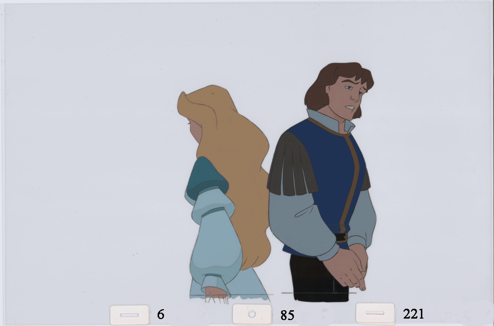 Swan Princess Celluloid Original Hand-Painted Animated Art Cel