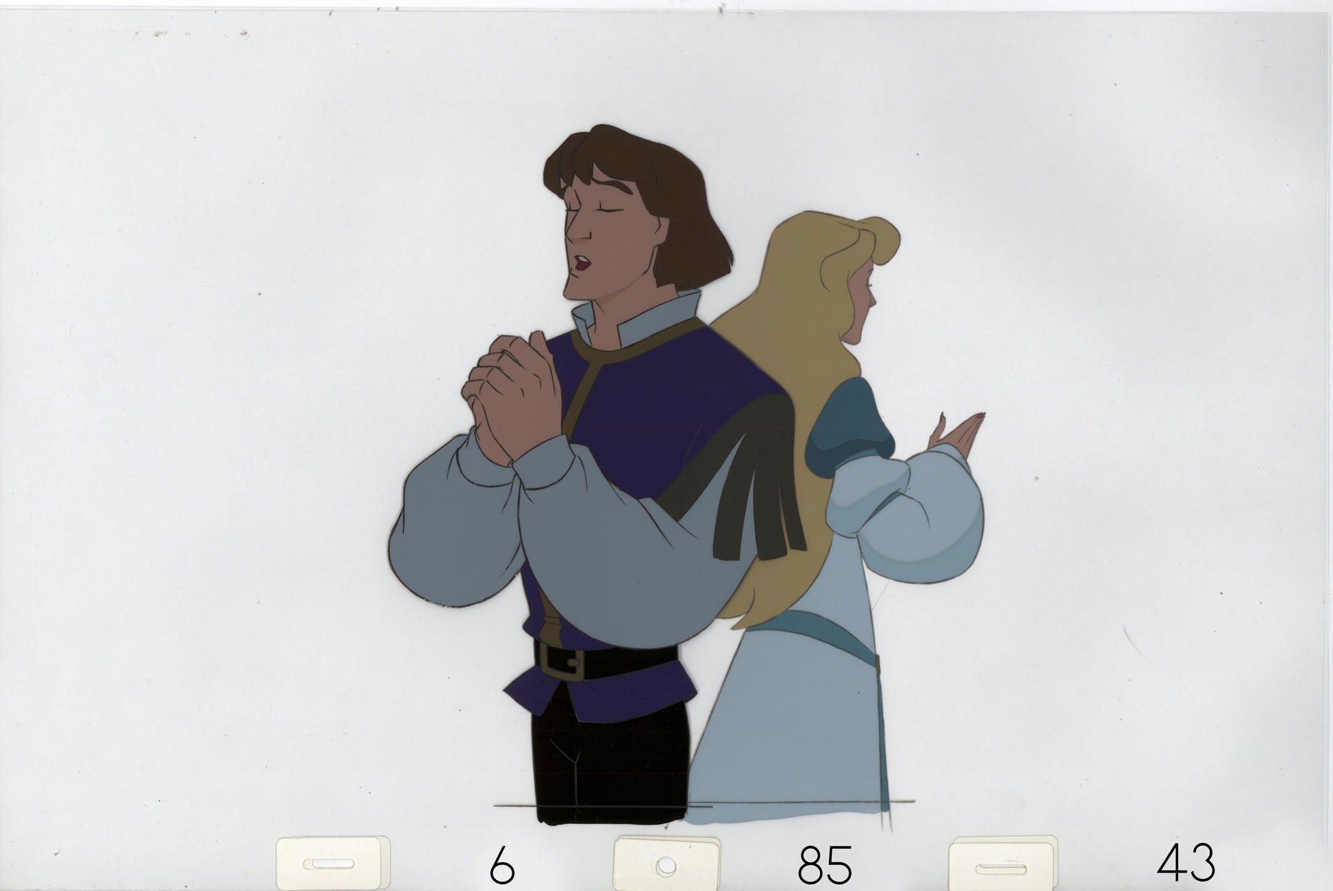 Swan Princess Celluloid Original Hand-Painted Animated Art Cel