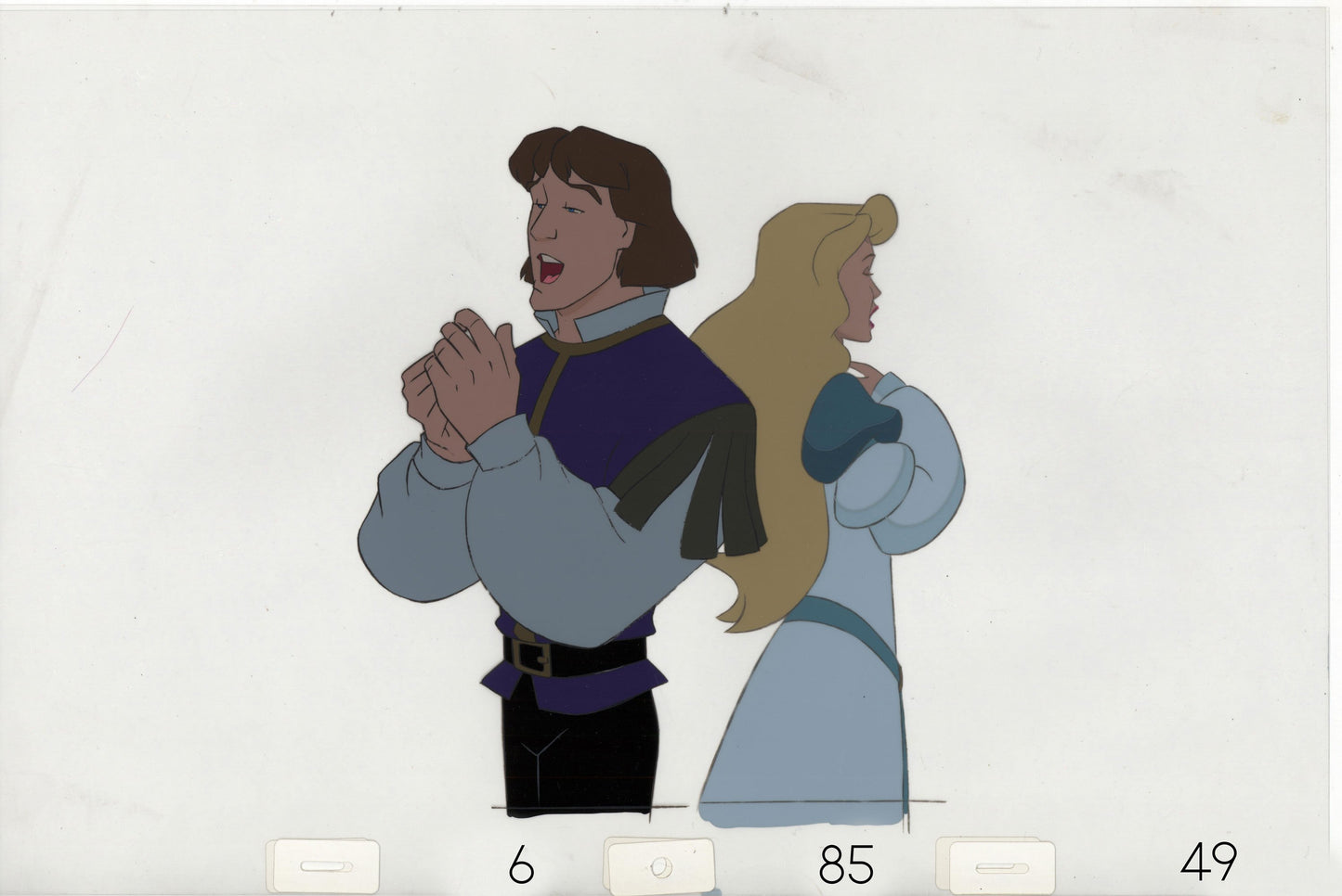 Swan Princess Celluloid Original Hand-Painted Animated Art Cel