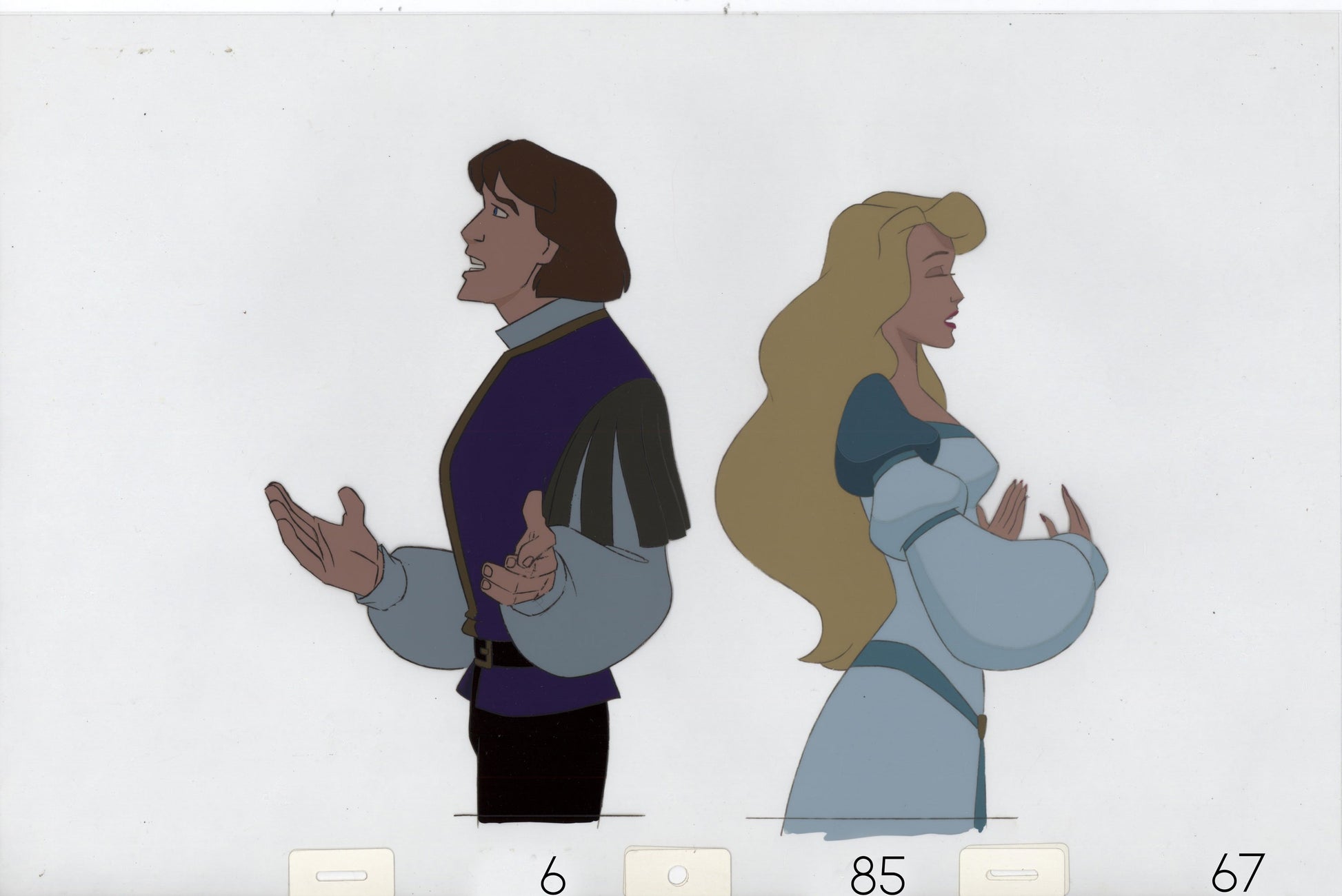 Swan Princess Celluloid Original Hand-Painted Animated Art Cel