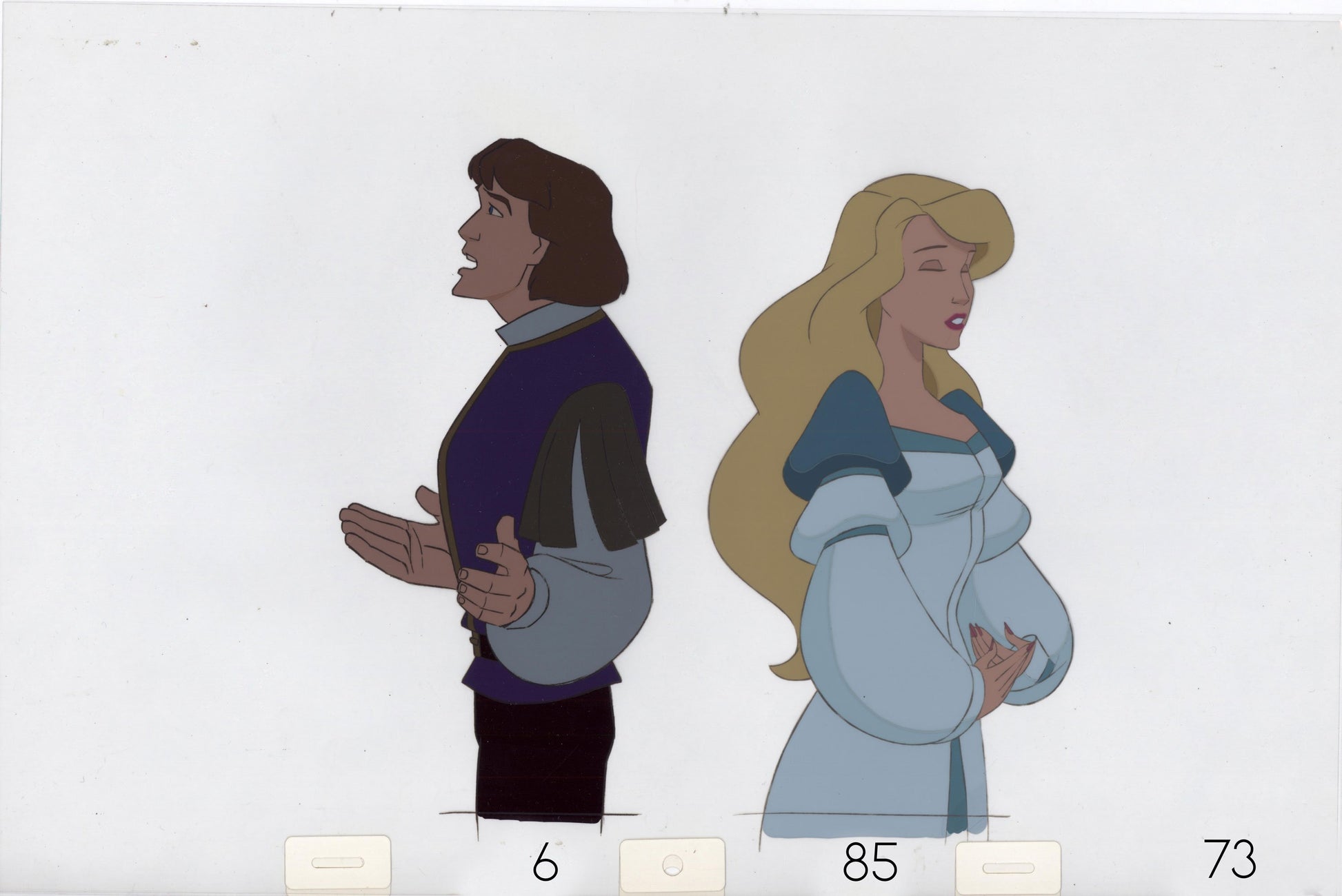 Swan Princess Celluloid Original Hand-Painted Animated Art Cel